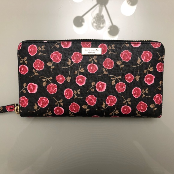 Kate spade rose wallet